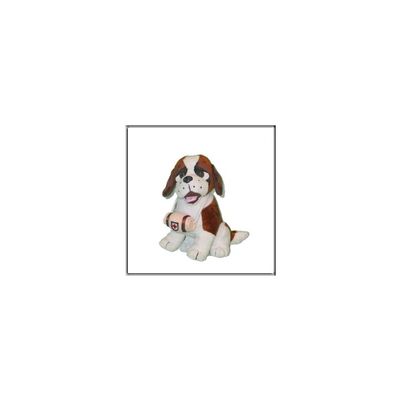 Peluche Chien St Bernard