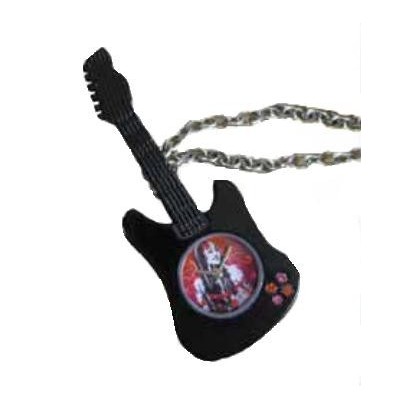 Collier Montre Guitare Noire Hannah Montanah