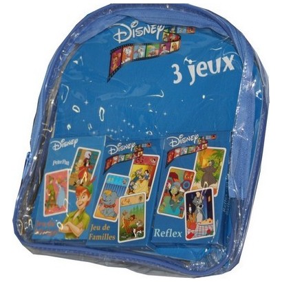 Sac Disney + 3 Jeux de Cartes