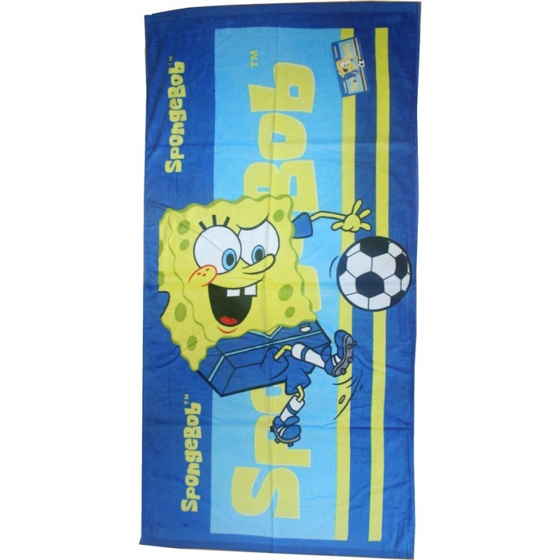 Drap de Plage Bob l'Eponge Footballeur