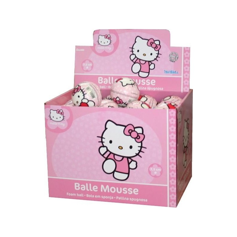 Mini Balle en Mousse Hello Kitty